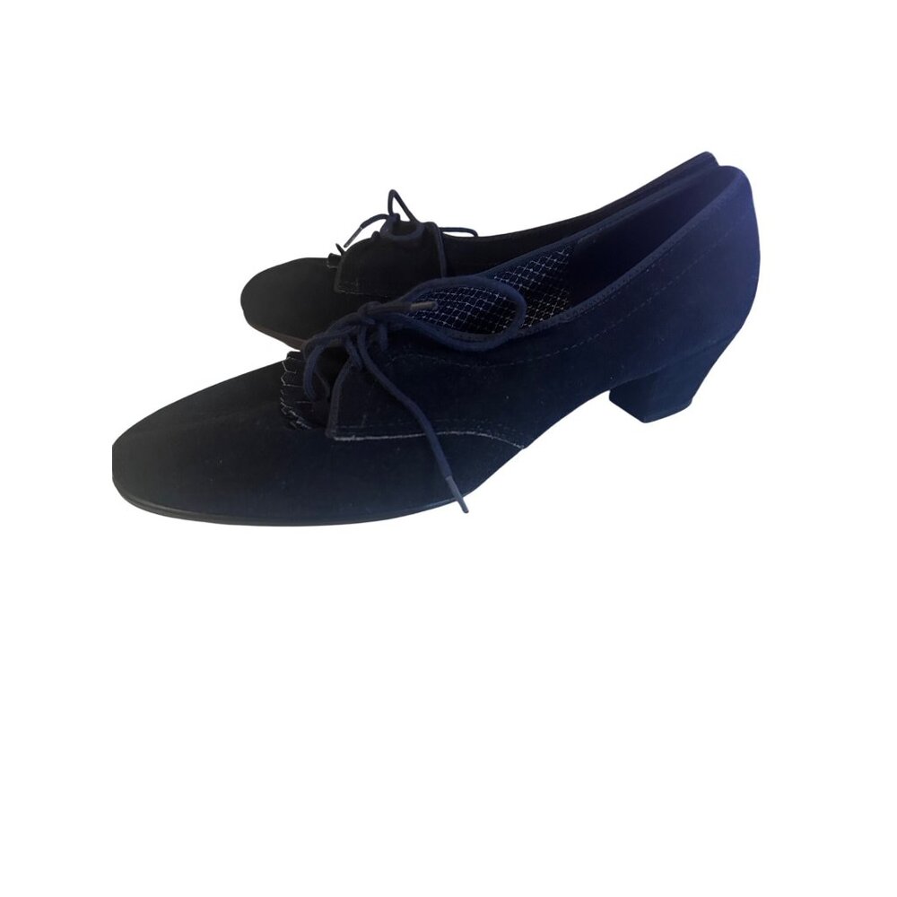 Outdorables by David Green made in the U.S.A. blue leather heels size 11
